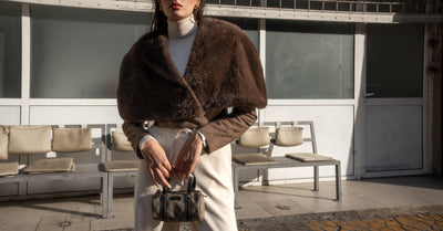 Elsa Brown Fur Jacket